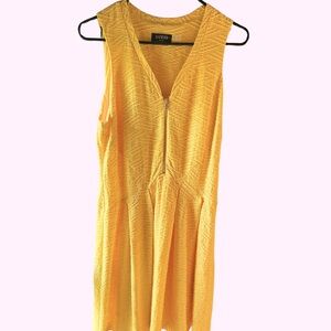 GUESS Vibrant Yellow Mini Dress